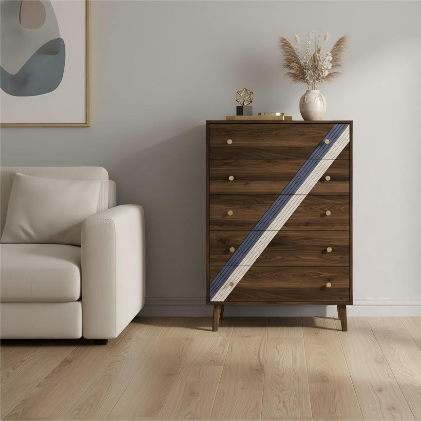 Harbor Sash 5-Drawer Dresser
